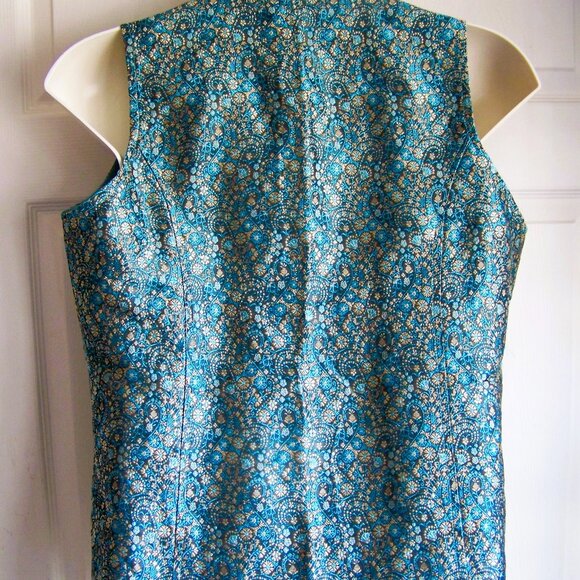 TravelSmith Multi Color Boho Hippie Chic Five Button Vest Button-down Top - Picture 3 of 8